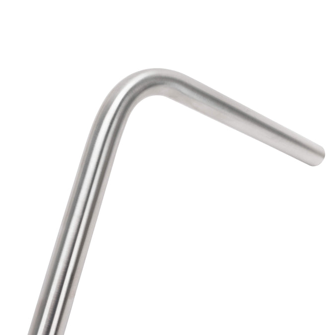 Narrow Bottom Ape Hanger Handlebars - 11 inch Rise - 1 inch  - Stainless Steel