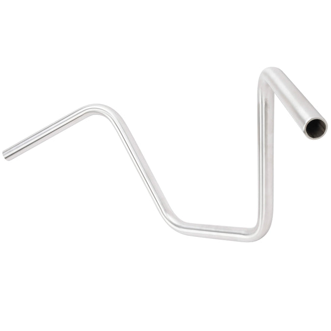 Wide Bottom Springer Ape Hanger Handlebars - 11 inch Rise - 1 inch  - Stainless Steel