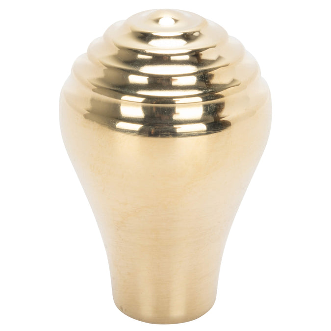 Ripple Shift Knob - Polished Brass
