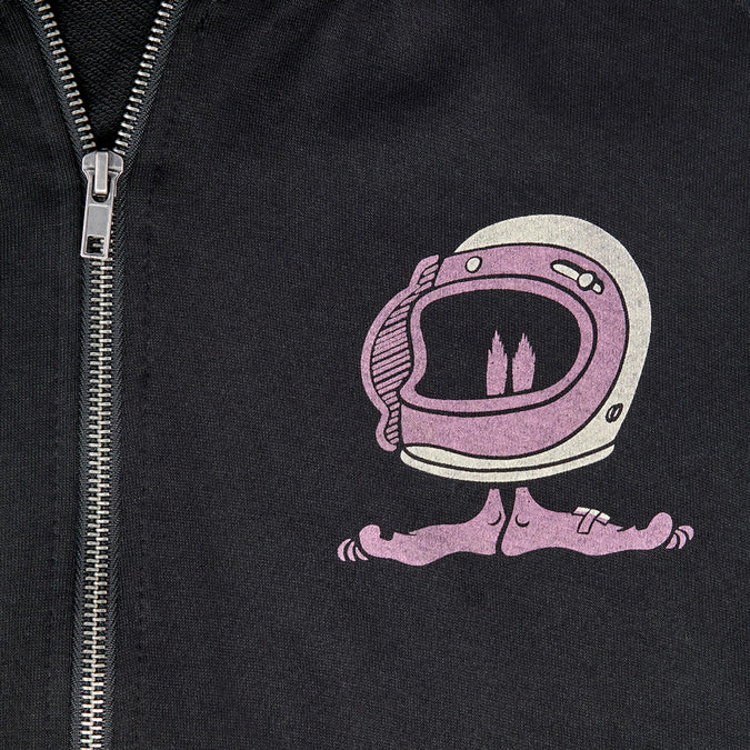 Shorty Zip-Up Hooded Sweatshirt