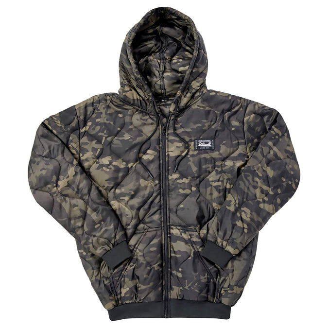 Woobie Zip Hoodie - Multicam Black