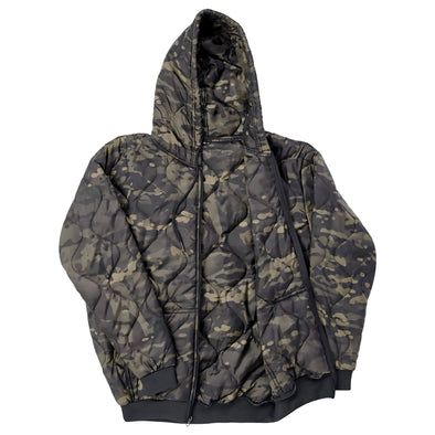 Woobie Zip Hoodie - Multicam Black