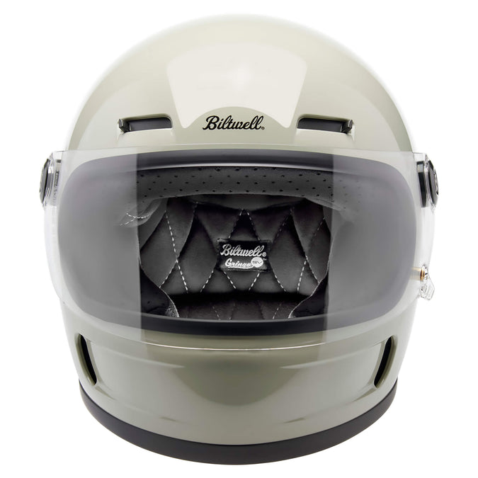 Gringo SV DOT/ECE Approved Full Face Helmet - Gloss Chalk Grey