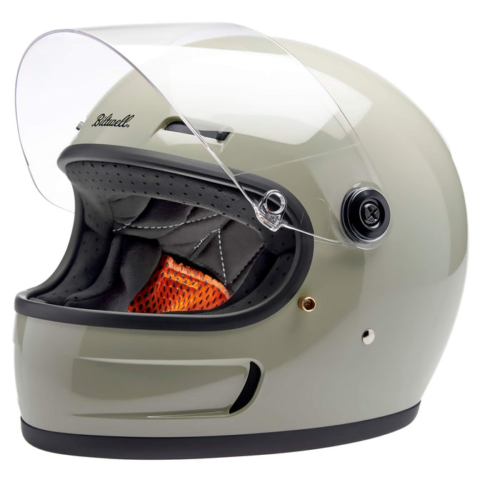 Gringo SV DOT/ECE Approved Full Face Helmet - Gloss Chalk Grey