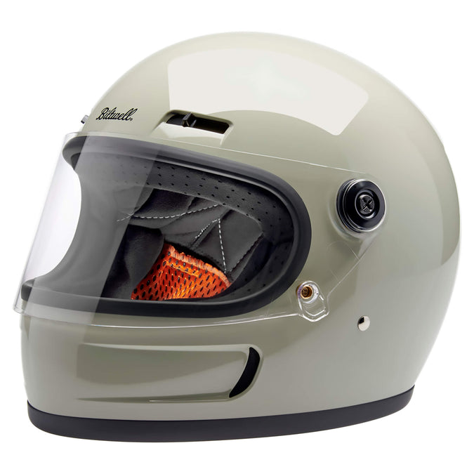 Gringo SV DOT/ECE Approved Full Face Helmet - Gloss Chalk Grey