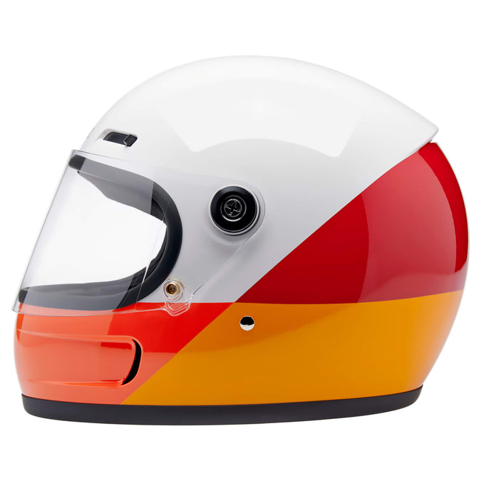 Gringo SV DOT/ECE Approved Full Face Helmet - Intersection R/O/Y