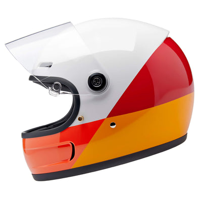 Gringo SV DOT/ECE Approved Full Face Helmet - Intersection R/O/Y