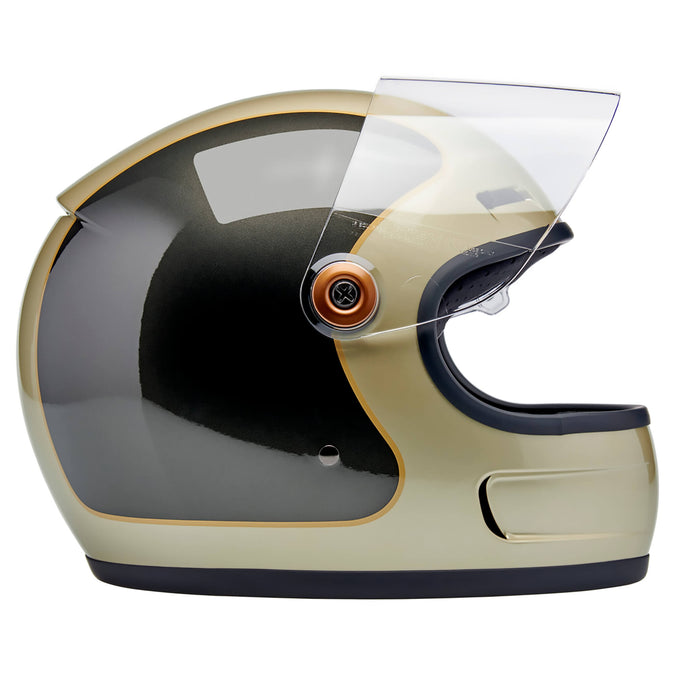 Gringo SV DOT/ECE Approved Full Face Helmet - Metallic Champagne/Charcoal Tracker