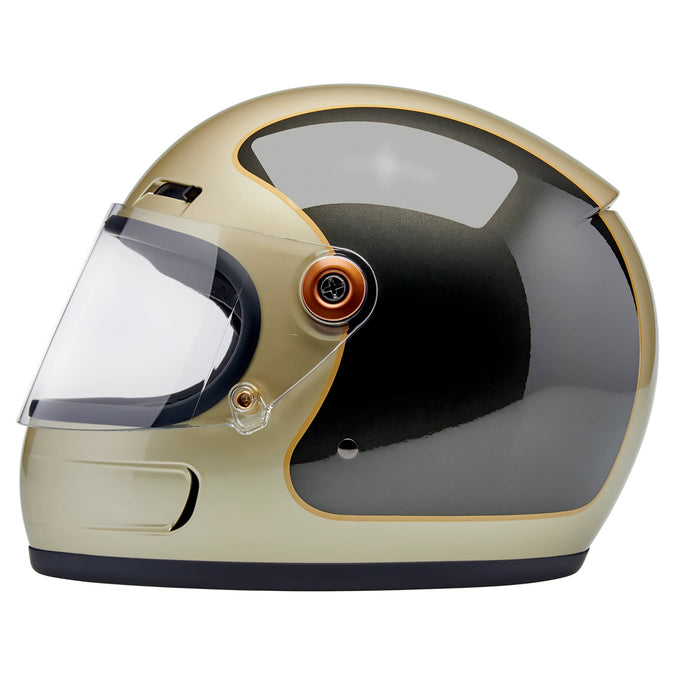 Gringo SV DOT/ECE Approved Full Face Helmet - Metallic Champagne/Charcoal Tracker