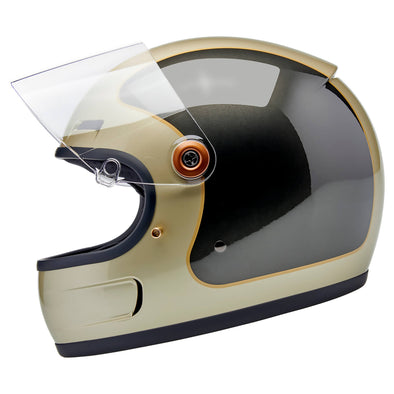 Gringo SV DOT/ECE Approved Full Face Helmet - Metallic Champagne/Charcoal Tracker
