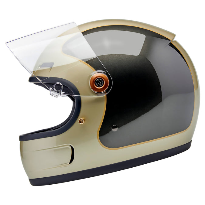 Gringo SV DOT/ECE Approved Full Face Helmet - Metallic Champagne/Charcoal Tracker