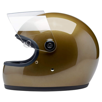 Gringo S DOT/ECE R22.06 Approved Full Face Helmet - Ugly Gold Metallic