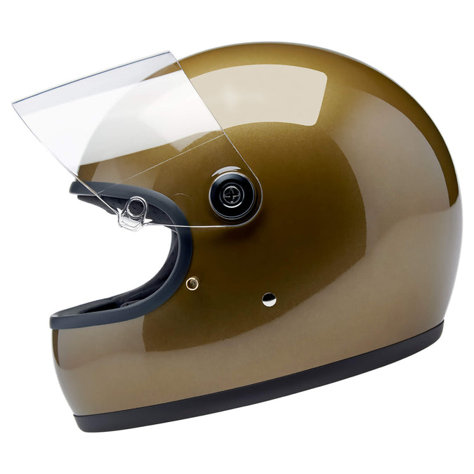 Gringo S DOT/ECE R22.06 Approved Full Face Helmet - Ugly Gold Metallic