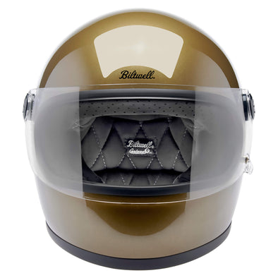 Gringo S DOT/ECE R22.06 Approved Full Face Helmet - Ugly Gold Metallic