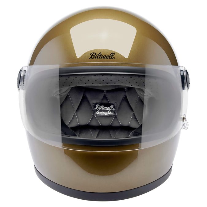 Gringo S DOT/ECE R22.06 Approved Full Face Helmet - Ugly Gold Metallic