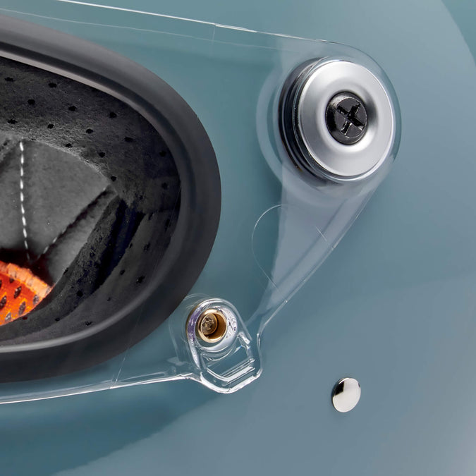 Gringo S DOT/ECE R22.06 Approved Full Face Helmet - Gloss Agave Blue