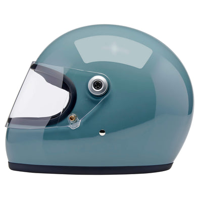 Gringo S DOT/ECE R22.06 Approved Full Face Helmet - Gloss Agave Blue