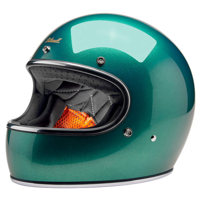 Gringo DOT/ECE R22.06 Approved Full Face Helmet - Metallic Catalina