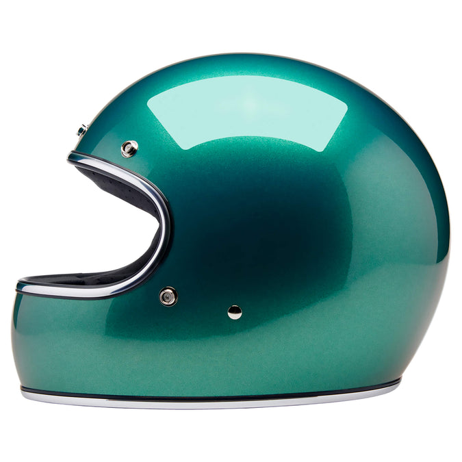 Gringo DOT/ECE R22.06 Approved Full Face Helmet - Metallic Catalina