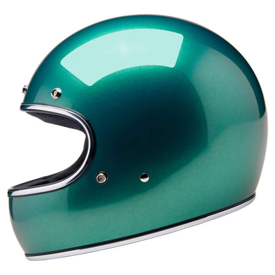 Gringo DOT/ECE R22.06 Approved Full Face Helmet - Metallic Catalina