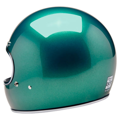 Gringo DOT/ECE R22.06 Approved Full Face Helmet - Metallic Catalina