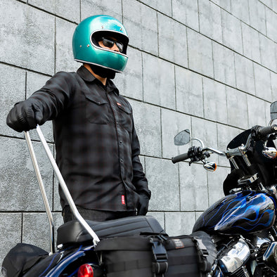 Gringo DOT/ECE R22.06 Approved Full Face Helmet - Metallic Catalina