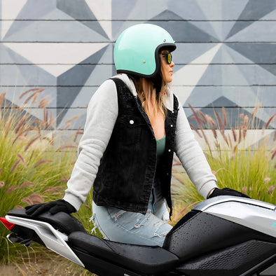 Bonanza Helmet DOT Approved Helmet - Mint Julep