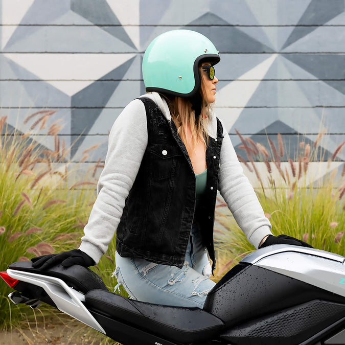 Bonanza Helmet DOT Approved Helmet - Mint Julep