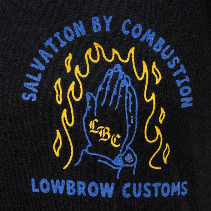 Salvation By Combustion T-Shirt - Black