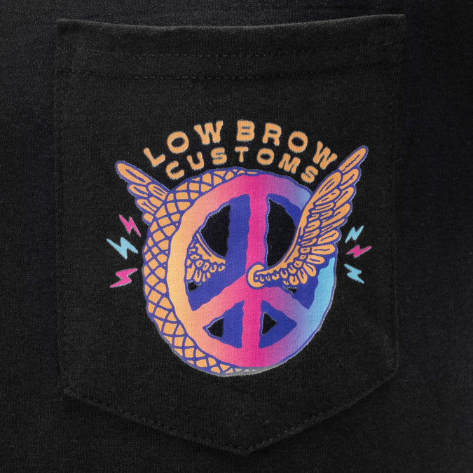 Power To The People Pocket T-Shirt - Black