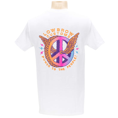 Power To The People Pocket T-Shirt - White