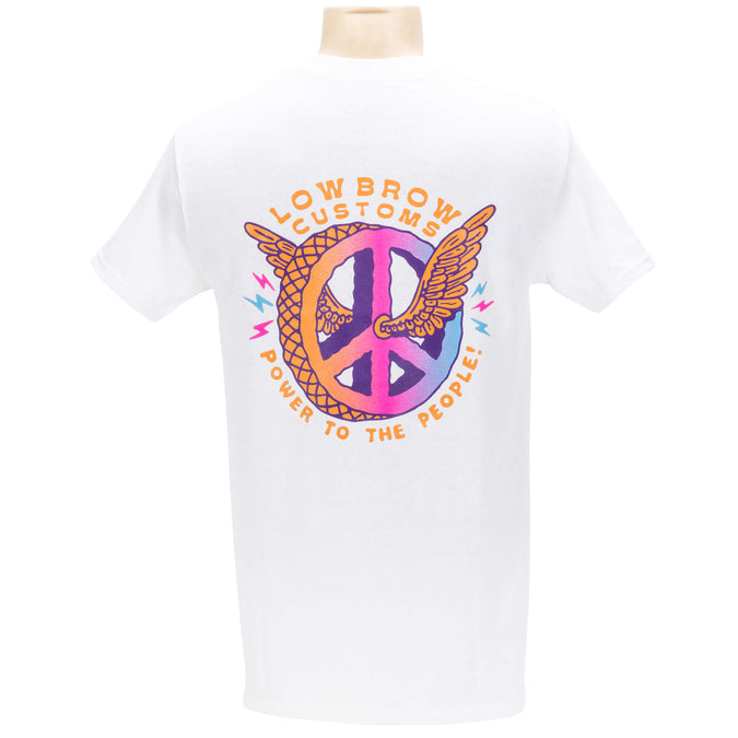 Power To The People Pocket T-Shirt - White