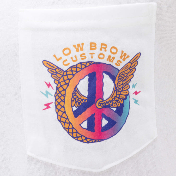 Power To The People Pocket T-Shirt - White