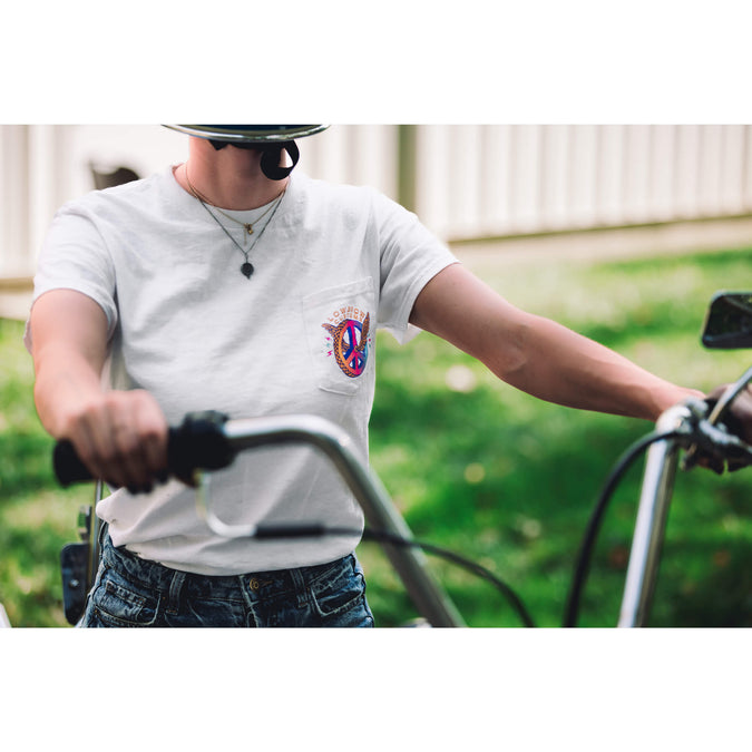 Power To The People Pocket T-Shirt - White