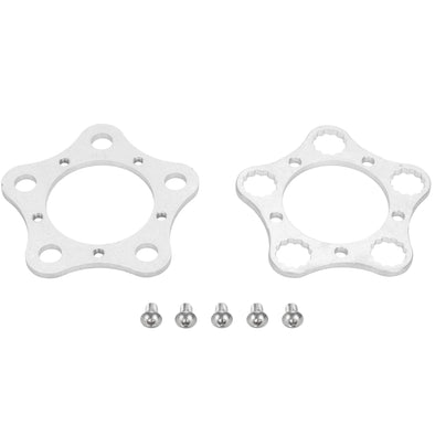 HHB Harley Davidson Sprocket Lock System - Raw Silver (Tumbled Finish)