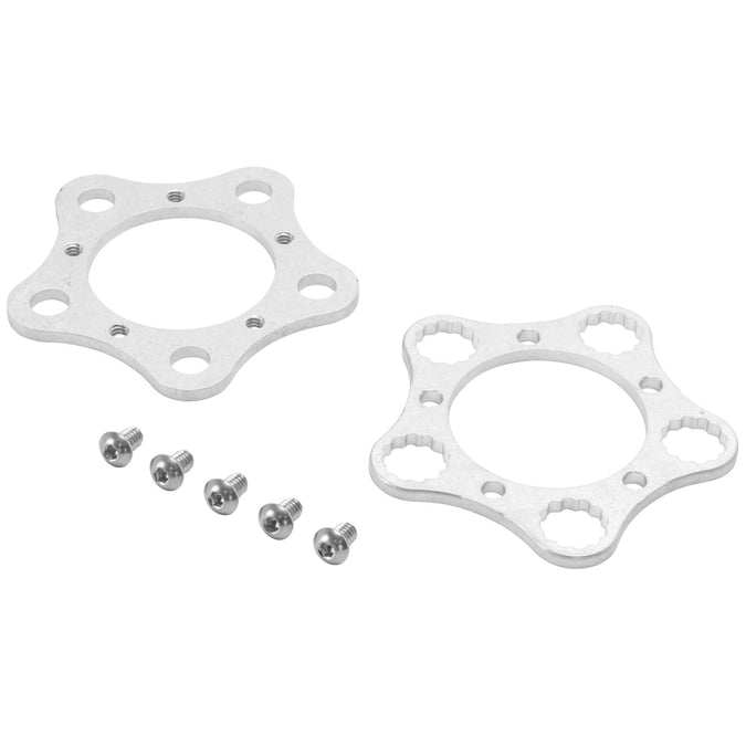 HHB Harley Davidson Sprocket Lock System - Raw Silver (Tumbled Finish)