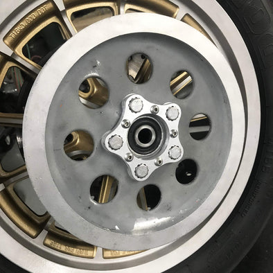 HHB Harley Davidson Sprocket Lock System - Black Anodized