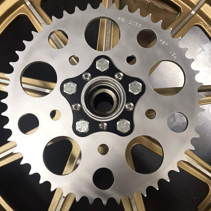 HHB Harley Davidson Sprocket Lock System - Black Anodized