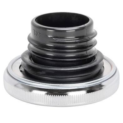 Screw-In Harley Stock Style Non-Vented Gas Cap - Left Side - 1982-1995 - Chrome
