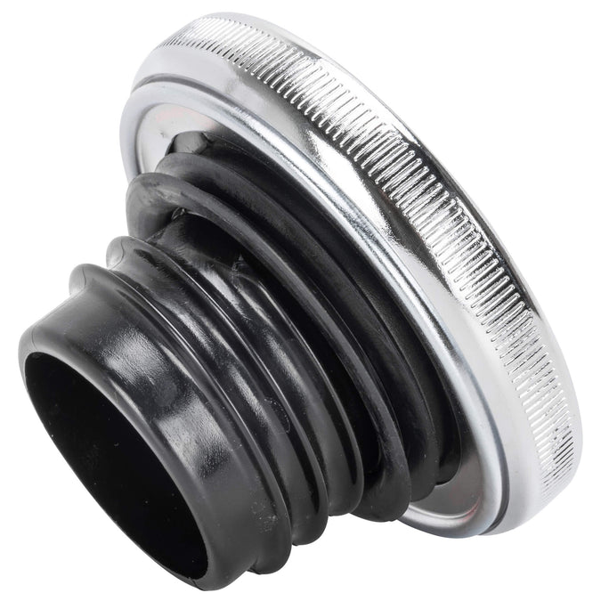 Screw-In Harley Stock Style Non-Vented Gas Cap - Left Side - 1982-1995 - Chrome