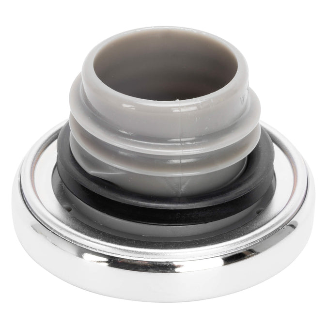 Screw-In Harley Stock Style Non-Vented Gas Cap - Left Side - 1996 & up - Chrome