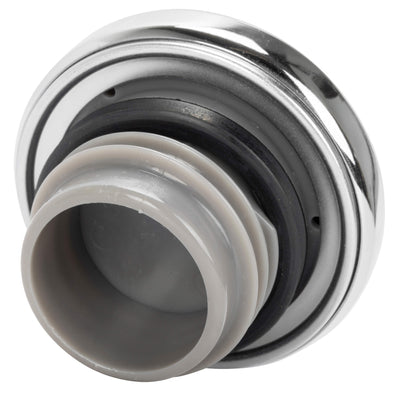 Screw-In Harley Stock Style Non-Vented Gas Cap - Left Side - 1996 & up - Chrome