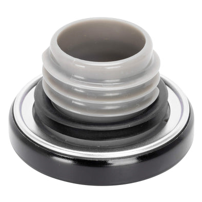 Screw-In Harley Stock Style Non-Vented Gas Cap - Left Side - 1996 & up - Black