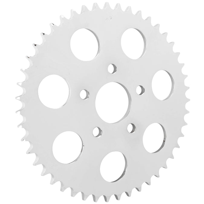Replacement Dished Sprocket - Chrome - 47 Tooth - 1973-1985 Harley-Davidson Big Twin 1979-81 XL