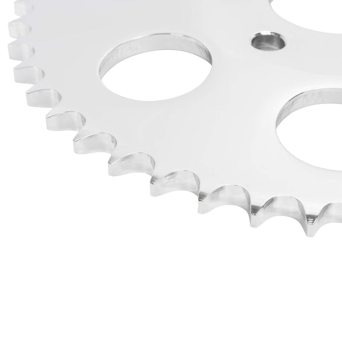 Replacement Dished Sprocket - Chrome - 47 Tooth - 1973-1985 Harley-Davidson Big Twin 1979-81 XL