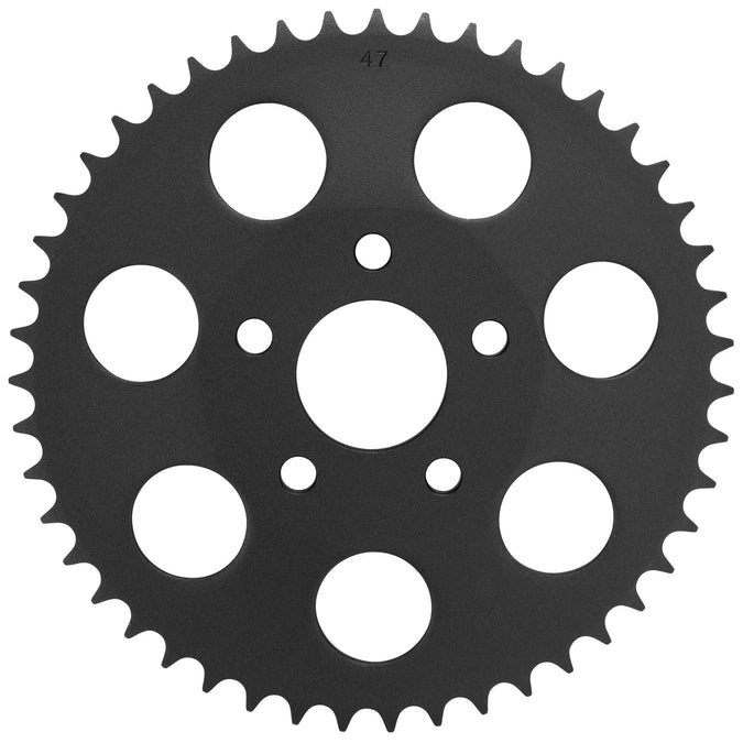 Replacement Dished Sprocket - Black - 47 Tooth - 1973-1985 Harley-Davidson Big Twin 1979-81 XL
