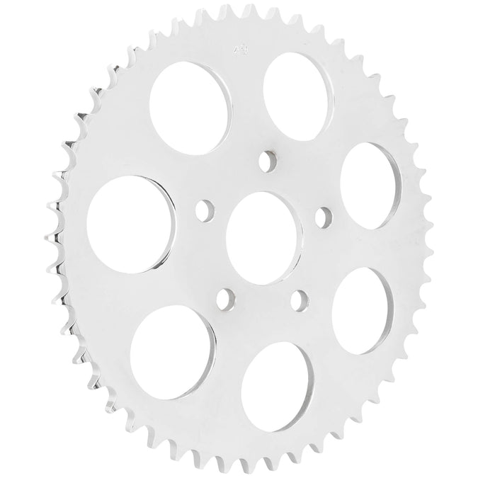 Replacement Dished Sprocket - Chrome - 49 Tooth - 1973-1985 Harley-Davidson Big Twin 1979-81 XL