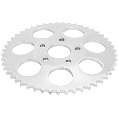 Replacement Dished Sprocket - Chrome - 49 Tooth - 1973-1985 Harley-Davidson Big Twin 1979-81 XL