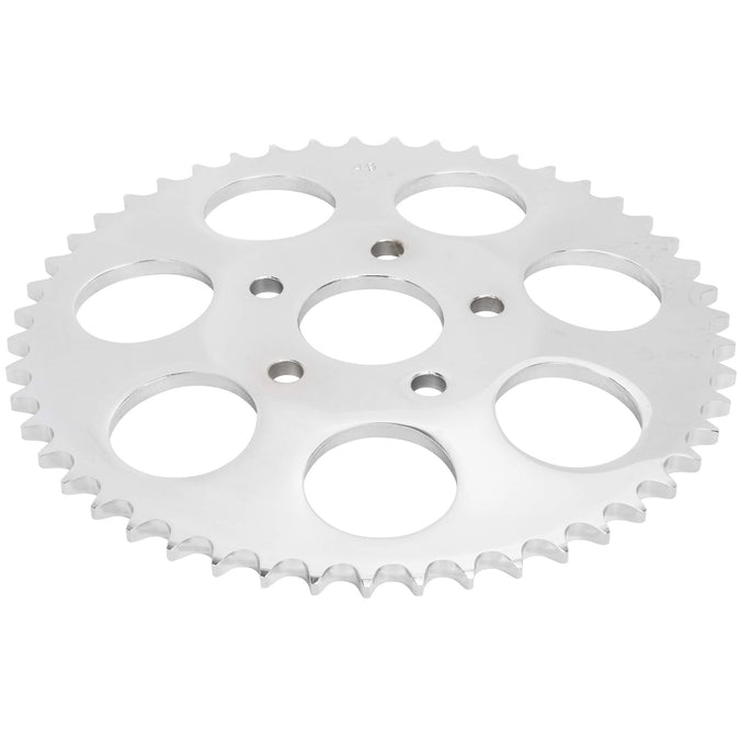 Replacement Dished Sprocket - Chrome - 49 Tooth - 1973-1985 Harley-Davidson Big Twin 1979-81 XL
