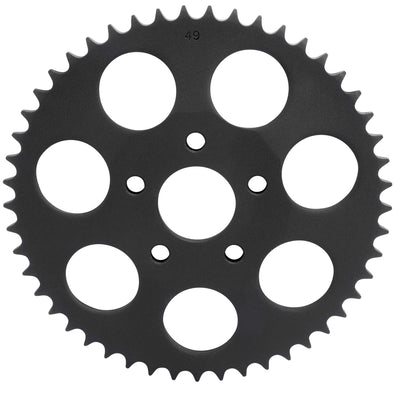 Replacement Dished Sprocket - Black - 49 Tooth - 1973-1985 Harley-Davidson Big Twin 1979-81 XL